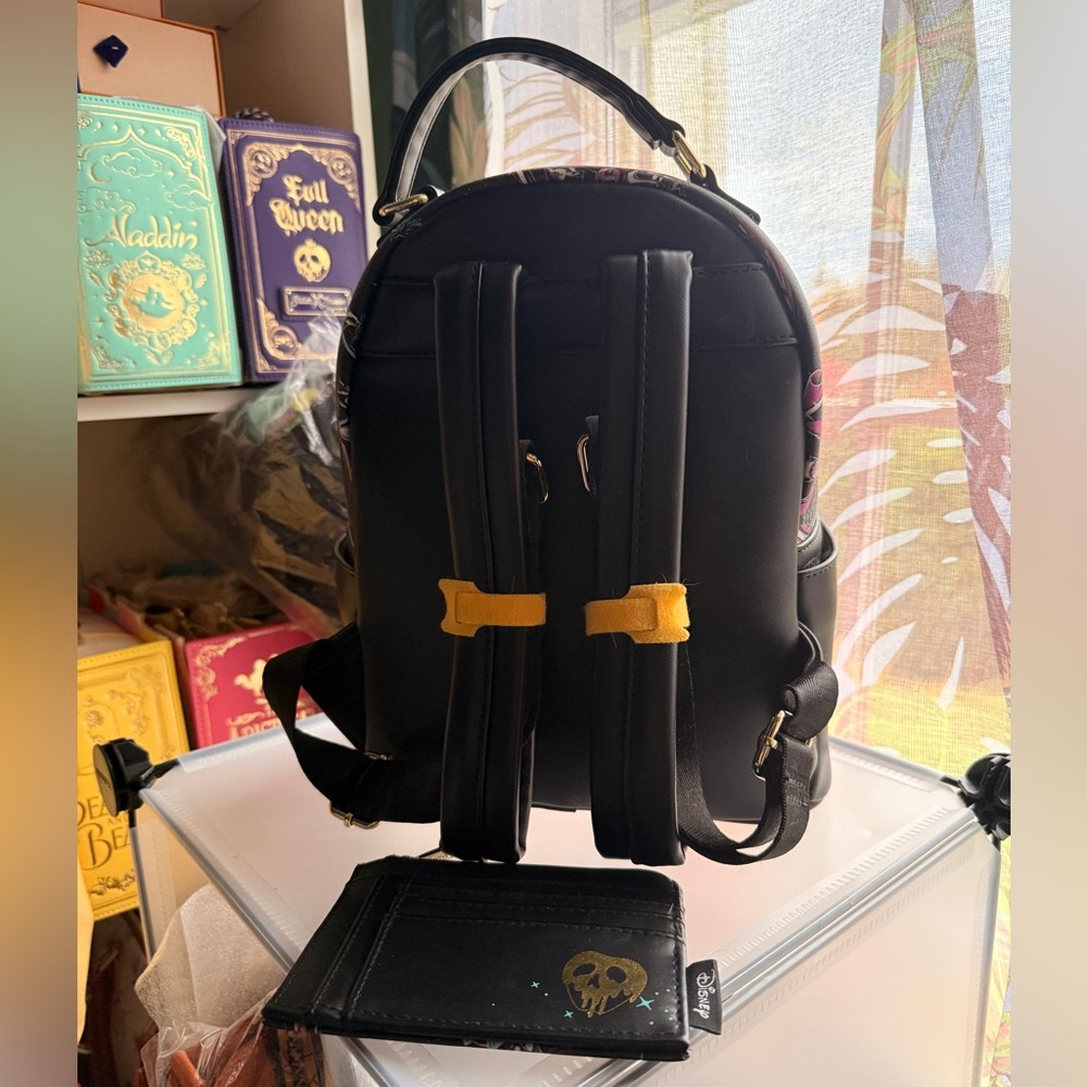 Loungefly Disney Villains Mini Backpack and Wallet Set - Picture 4 of 9